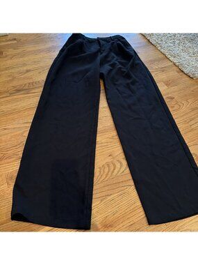 GAP WOMENS EASY TROUSERS PANTS BLACK 8 TALL